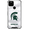 Michigan State University White Jersey Google Pixel 5 Clear Case